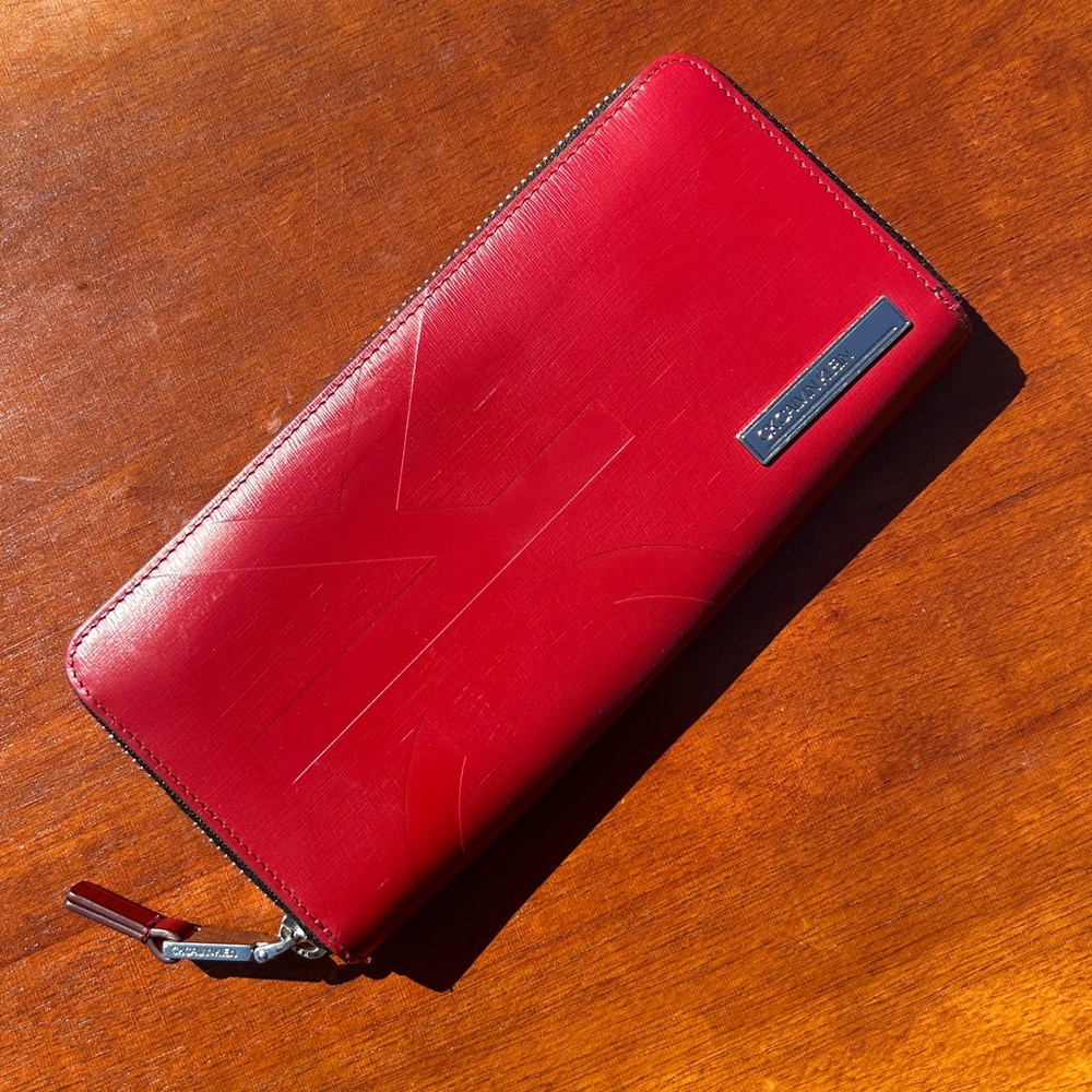 CK Calvin Klein zip around long wallet